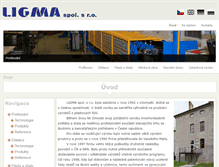Tablet Screenshot of ligma.cz
